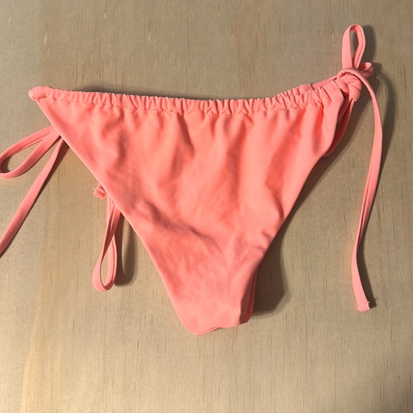 Pale Orange String Bikini - Picture 6 of 7